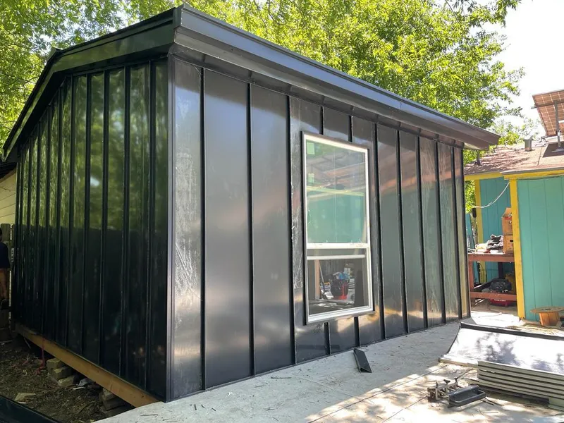 Black standing seam metal wall panels for Metal Roof Installation in Lower Gwynedd